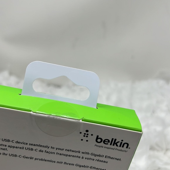 Belkin USB-C to Ethernet Adapter 14cm (5in) - Picture 5 of 6